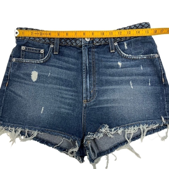 Revolve Tularosa Emma High-Rise Short 100% Cotton in Copacabana Size 30 - Picture 11 of 11